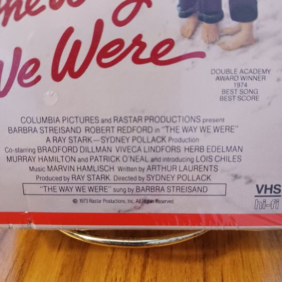 The Way We Were 1973 Awarded Movie VHS Factory Sealed RCA Columbia Full Box Mint - Picture 3 of 9